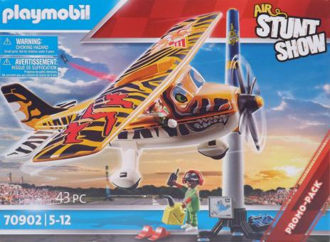 Playmobil® Air Stuntshow 70902 Air Stuntshow Propeller-Flugzeug Tiger mit beweglichem Propeller 