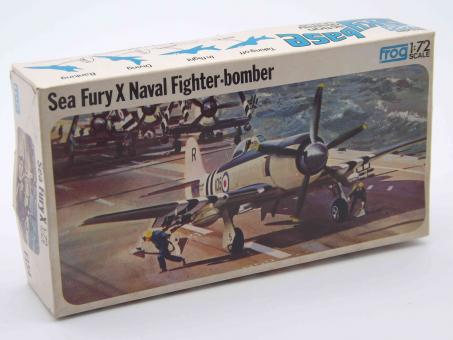 Frog F154 Sea Fury X Naval Fighter-bomber Modell  Flugzeug Bausatz 1:72 in OVP 