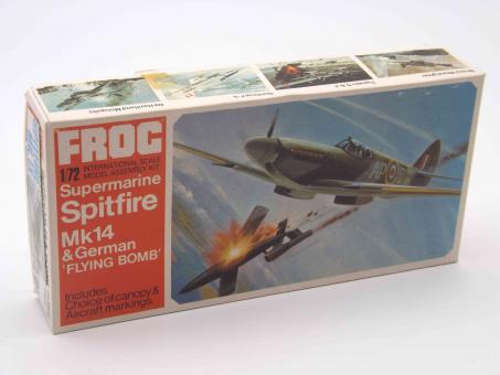 Frog F194 Supermarine Spitfire Mk14 Modell Flugzeug Bausatz 1:72 in OVP 