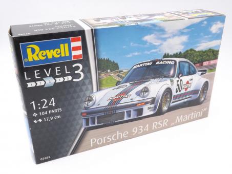 Revell 07685 Porsche 934 RSR "Martini" Auto Bausatz 1:24 in OVP 