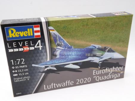 Revell 03843 Eurofighter Luftwaffe 2020 "Quadriga" Modell Bausatz 1:72 in OVP 