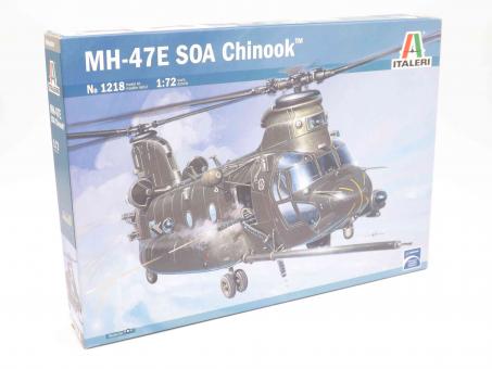 Italeri 1218 MH-47E SOA Chinook Modell Helikopter Bausatz 1:72 in OVP 