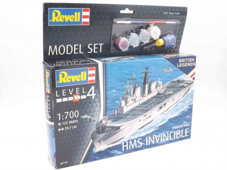 Revell 05172 Model Set HMS Invincible Kit Schiff Bausatz 1:700 in OVP 