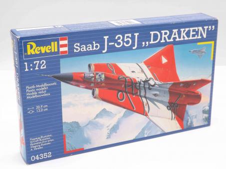 Revell 04352 Saab J-35J Draken Modell Flugzeug Bausatz 1:72 in OVP 
